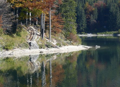 Realizzazione sentiero attrezzato  lungo il lago Raibl - Tarvisio (UD)